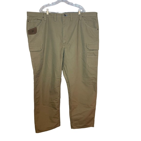 Wrangler Riggs Workwear Ripstop Ranger 50 x32 Cool Vantage 3WCV9BR Green Khaki - Picture 1 of 4
